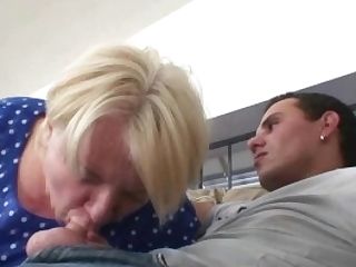 Picking Up And Fucking Blonde Granny From Behind